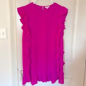 TCEC Magenta Ruffle Dress